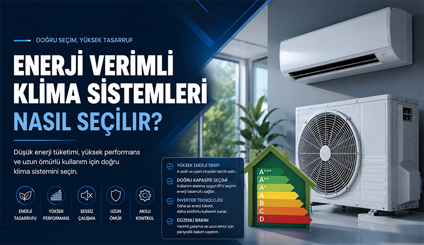 Enerji Verimli Klima Sistemleri Nasıl Seçilir?